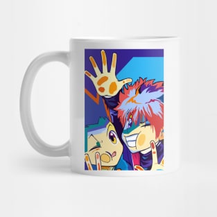 Anime funny moment pop art Mug